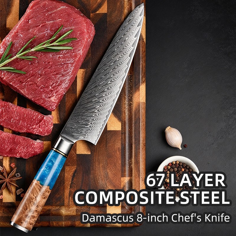 67 LAYERCOMPOSITE-STEELDamascus 8 بوصة 3
