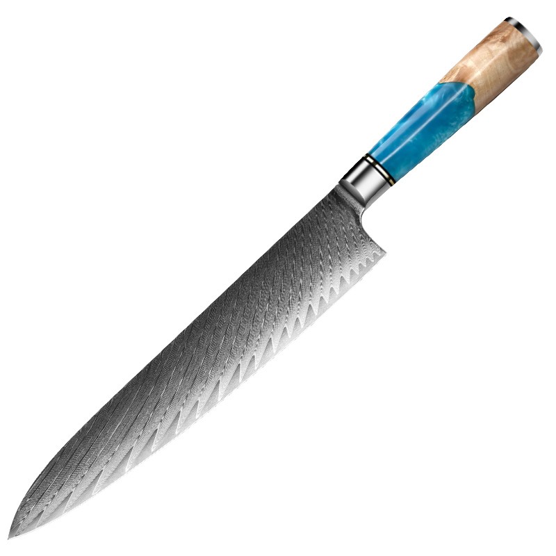 Damasco 9 polegadas Chef's Knife para uso doméstico ou comercial