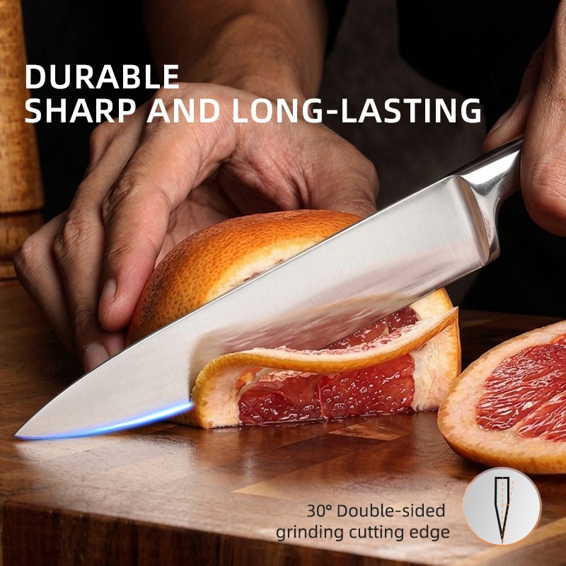 5-piece-hollow stainless steel handle Kitchen Knife Set 3
